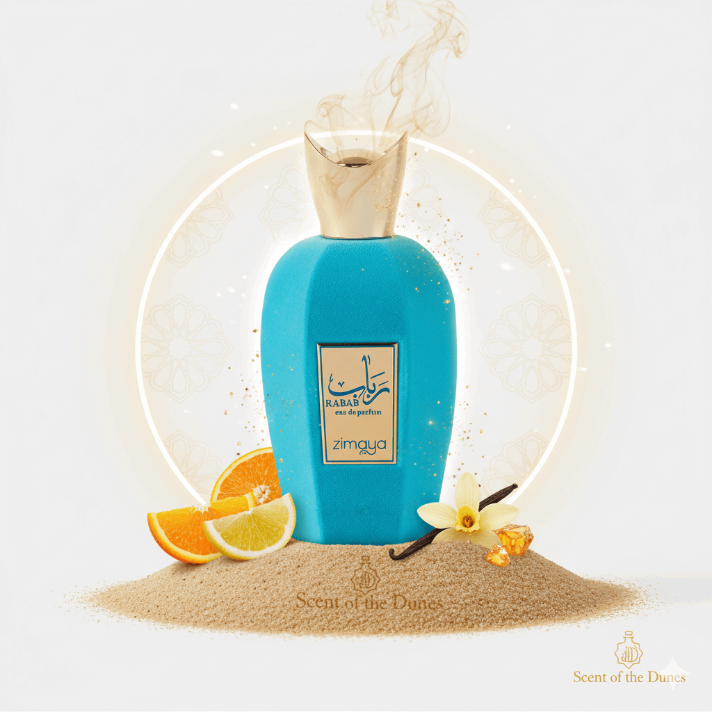Rabab Blue Zimaya perfume UK, Arabian perfumes online, best Arabian fragrances UK